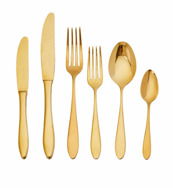 Gold Cutlery by Belo Inox