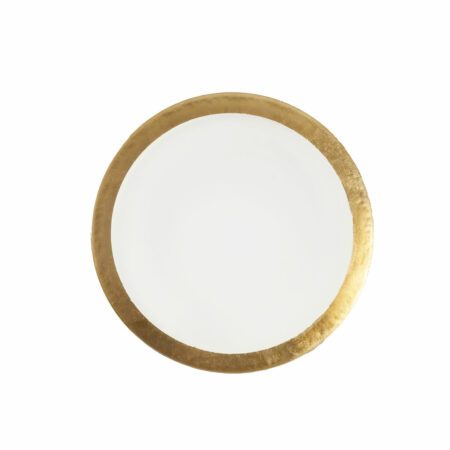 Gold Rimmed Charger Plate