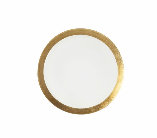 Gold Rimmed Charger Plate