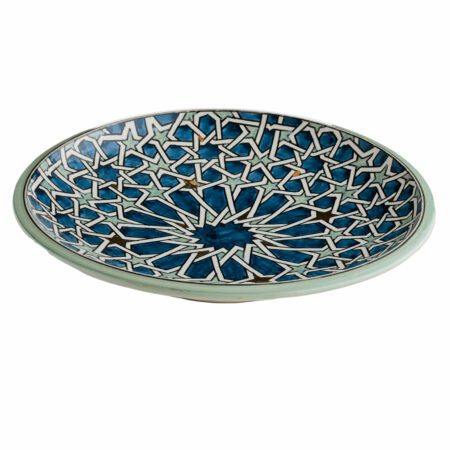 Maroccan Serving Platter Blue