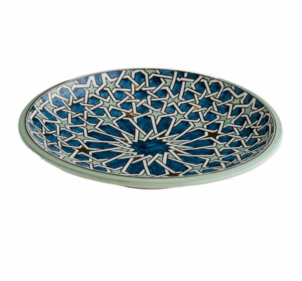 Maroccan Serving Platter Blue