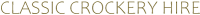 Classic Crockery logo
